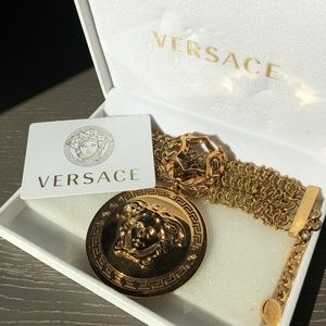 Versace Gold Large Pendant bracelet